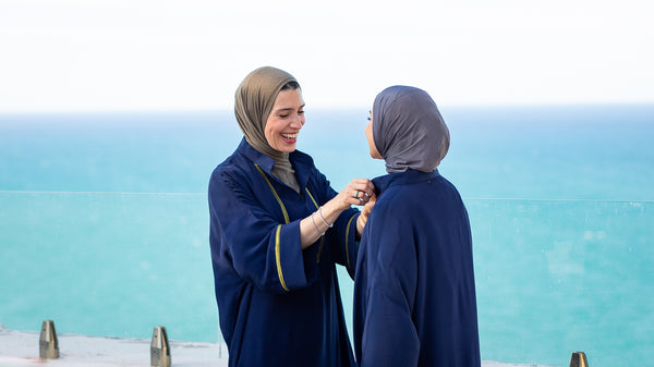 Robe Caftan Bleu