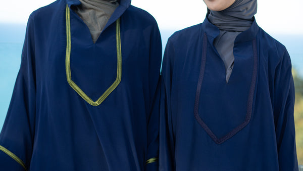 Robe Caftan en Crêpe de soie