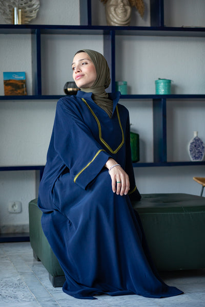 Robe Caftan Bleu