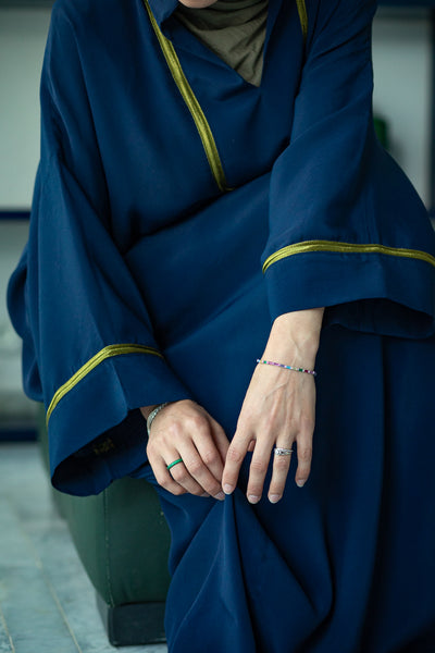 Robe Caftan Bleu